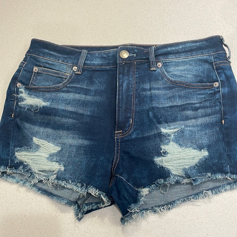 American Eagle Hi-Rise Shortie Shorts
